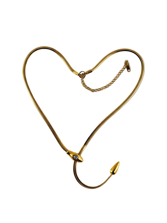 Serpent Glide Adjustable Necklace