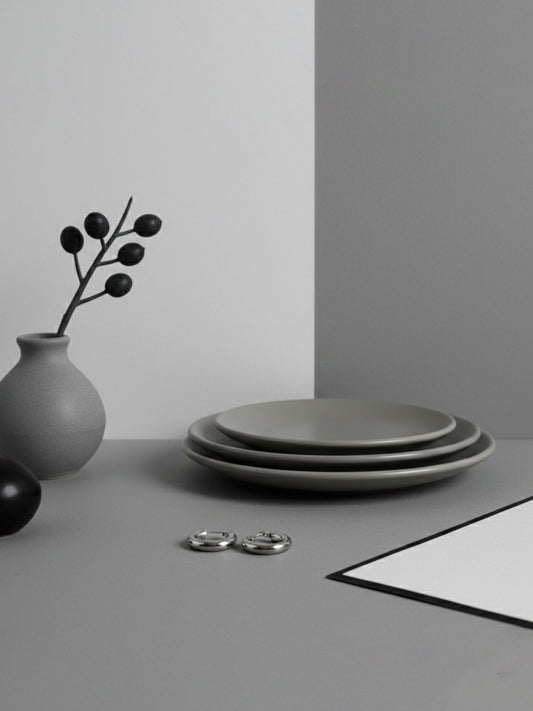 Silver Classic Chunky Hoop Earrings